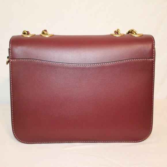 COACH Madison Shoulder Bag in Wine 5211 - Picture 8 of 9